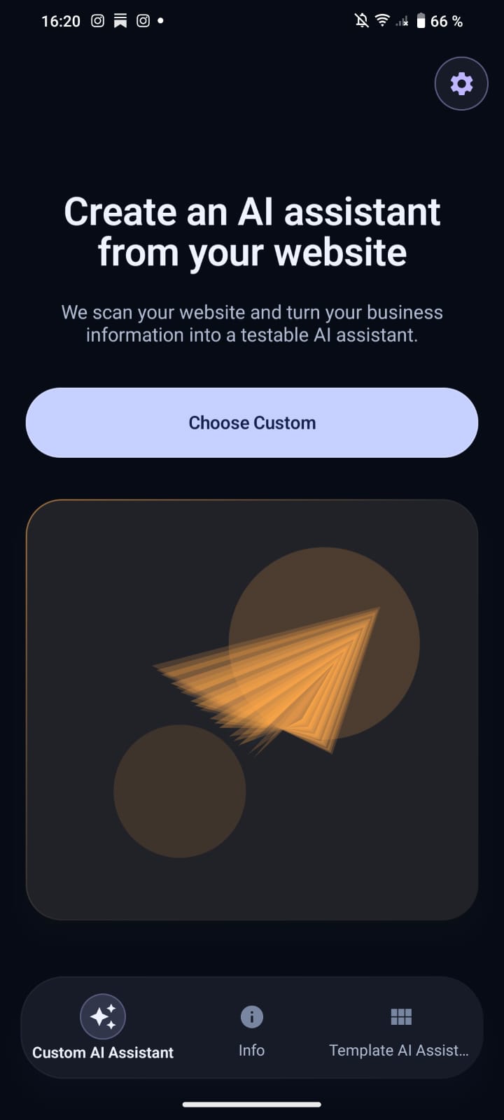NexaFlow mobile product interface
