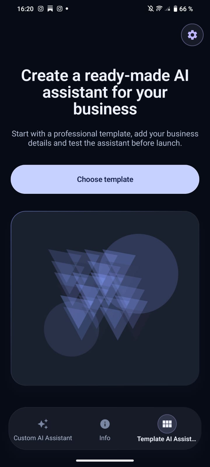 NexaFlow mobile business management interface